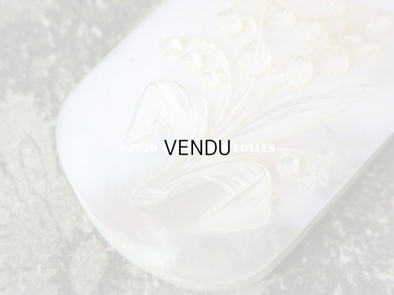 画像13: 19世紀 鈴蘭の舞踏会の手帳 ペンシル付 マザーオブパール製  CARNET DE BAL カルネ・ド・バル