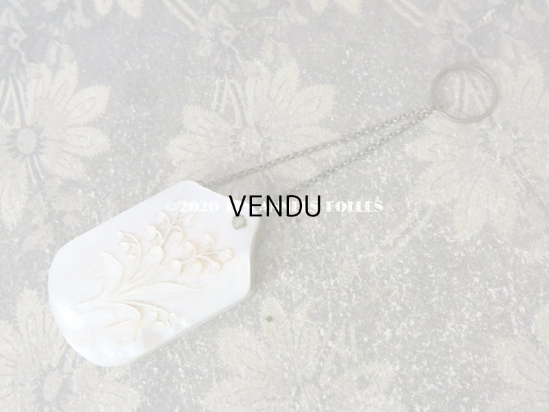 画像6: 19世紀 鈴蘭の舞踏会の手帳 ペンシル付 マザーオブパール製  CARNET DE BAL カルネ・ド・バル