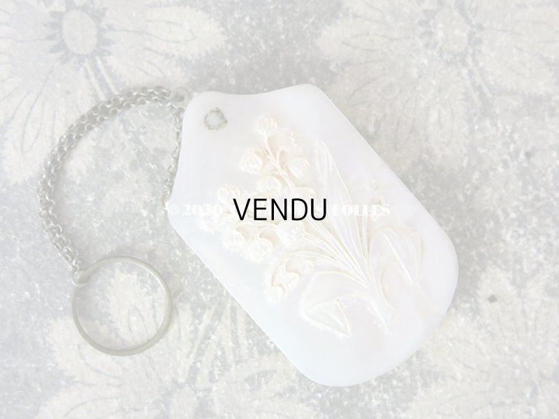 画像3: 19世紀 鈴蘭の舞踏会の手帳 ペンシル付 マザーオブパール製  CARNET DE BAL カルネ・ド・バル