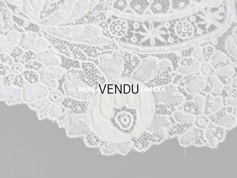 画像4: 19世紀末 アンティーク ニードルレース 幅広 ポワンドローズ 19.5×50cm 【ポワン・ド・ガーズ】 【ポワン・ド・ローズ】  