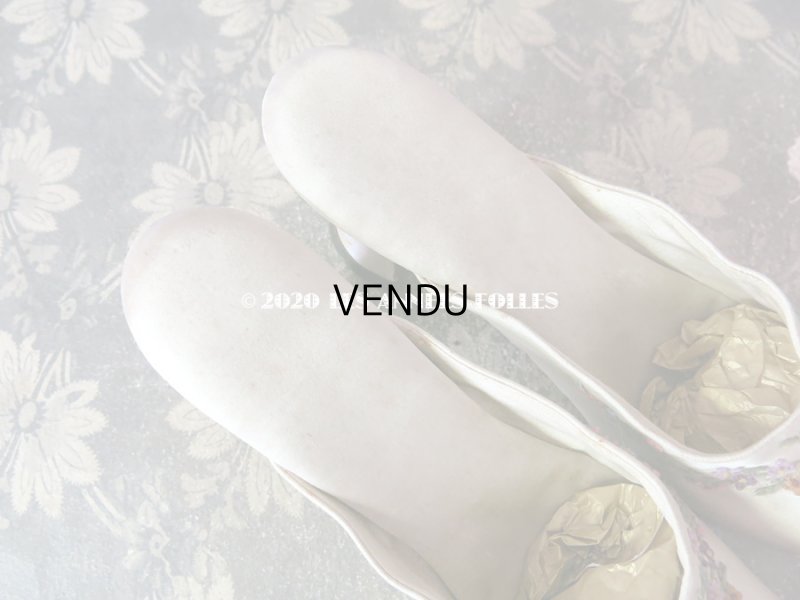 画像7: アンティーク * 蚤の市セット * ウェディング用 ミュール & リボン付きクロシェレースのテーブルセンター