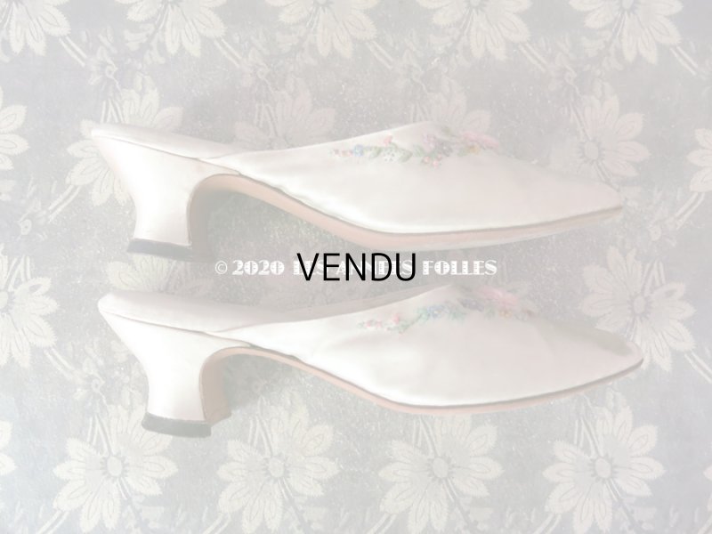 画像8: アンティーク * 蚤の市セット * ウェディング用 ミュール & リボン付きクロシェレースのテーブルセンター