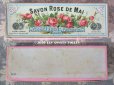 画像4: アンティーク 薔薇のソープボックス レースペーパー付き SAVON ROSE DE MAI - VIBERT FRERES PARIS -