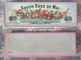 画像4: アンティーク 薔薇のソープボックス レースペーパー付き SAVON ROSE DE MAI - VIBERT FRERES PARIS -