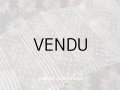 1920年代 アンティーク ドット & ストライプ柄　チュールレース L字型 オフホワイト