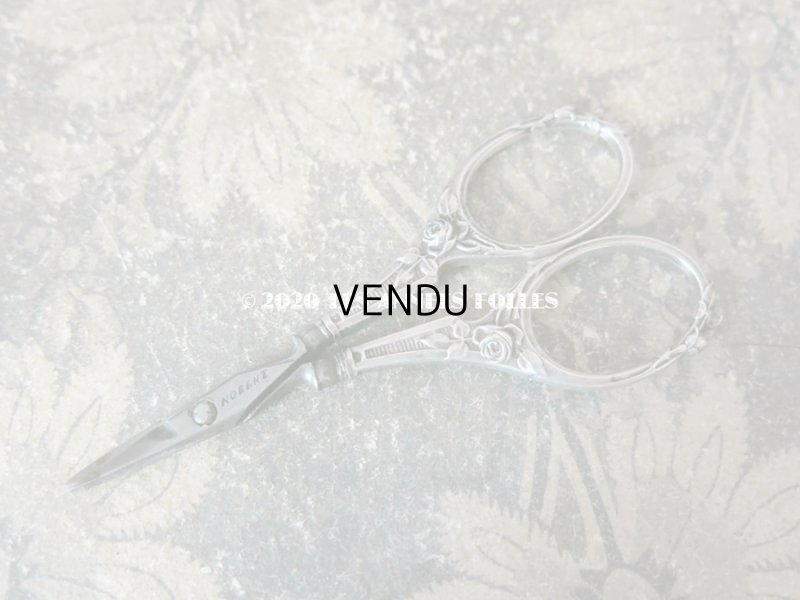 画像6: 1900年代 アンティーク シルバー製 薔薇の裁縫道具セット 