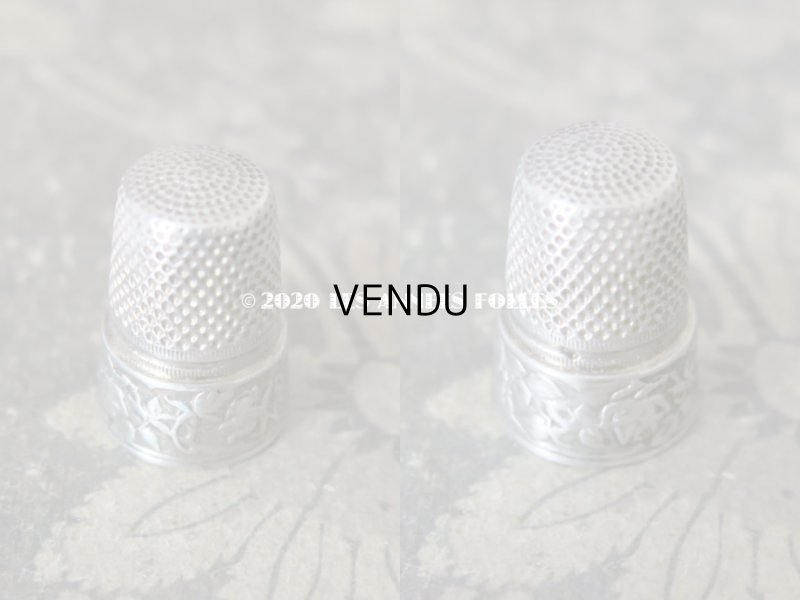 画像16: 1900年代 アンティーク シルバー製 薔薇の裁縫道具セット 