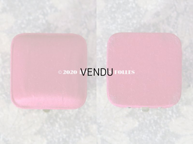 画像9: アンティーク  シルクサテンのリングボックス マゼンタ ジュエリーボックス