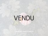 アンティーク シルク製 シルクシフォンの薔薇 ロココモチーフ 淡いピンク