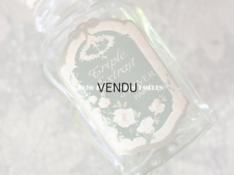 画像6: アンティーク パフュームボトル 白薔薇 ホワイトローズ TRIPLE EXPRAIT - J.DAVER PARIS -