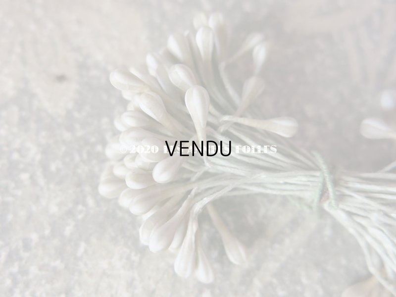 画像6: アンティーク ペップ 布花用 花芯 マーブル カーキ