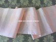画像2: アンティーク  シルクタフタ ベビーピンク シルク製 幅広リボン 15.5cm幅 (2)