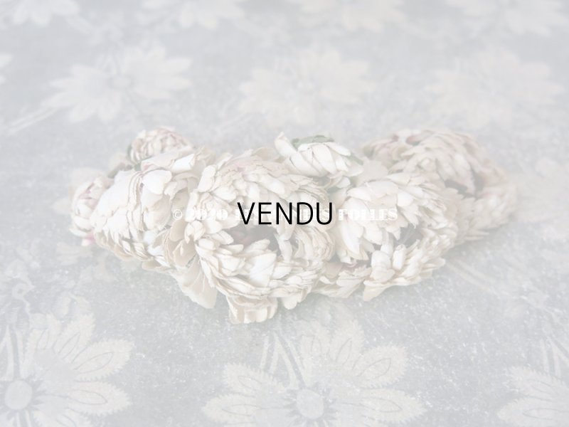 画像4: 1900年代 アンティーク 布花