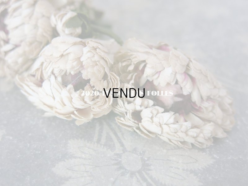 画像12: 1900年代 アンティーク 布花