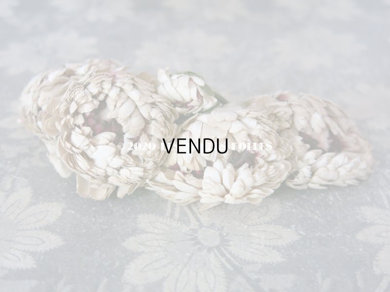 画像10: 1900年代 アンティーク 布花