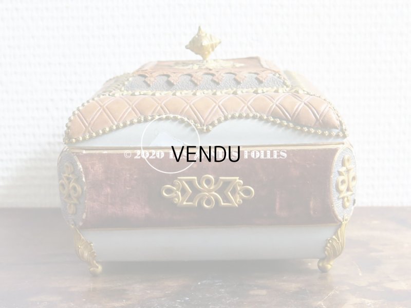 画像12: 19世紀 アンティーク ナポレオン3世時代 お菓子箱 チョコレートボックス 木箱