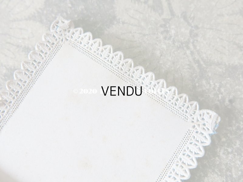 画像6: 未使用 1870年代 アンティーク　カニヴェ用カード 13枚のセット レースの透かし柄