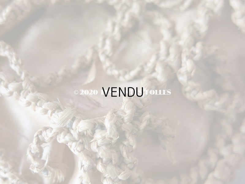 画像18: 19世紀 アンティーク キルティングのクッション付き パニエ ソーイングボックス