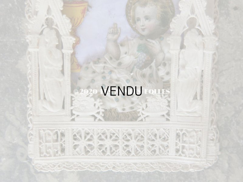 画像4: 19世紀 アンティーク 立体 カニヴェ 幼いキリスト