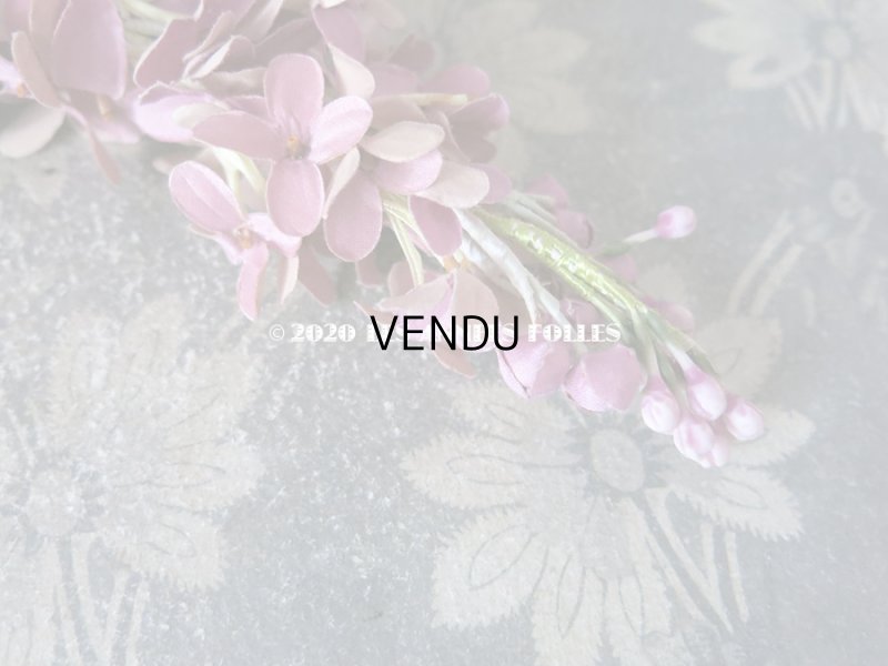 画像5: アンティーク ライラックの布花  