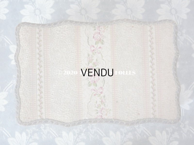 画像3: 1900年代 アンティーク ジャガード織  カルトナージュボックス 裁縫箱