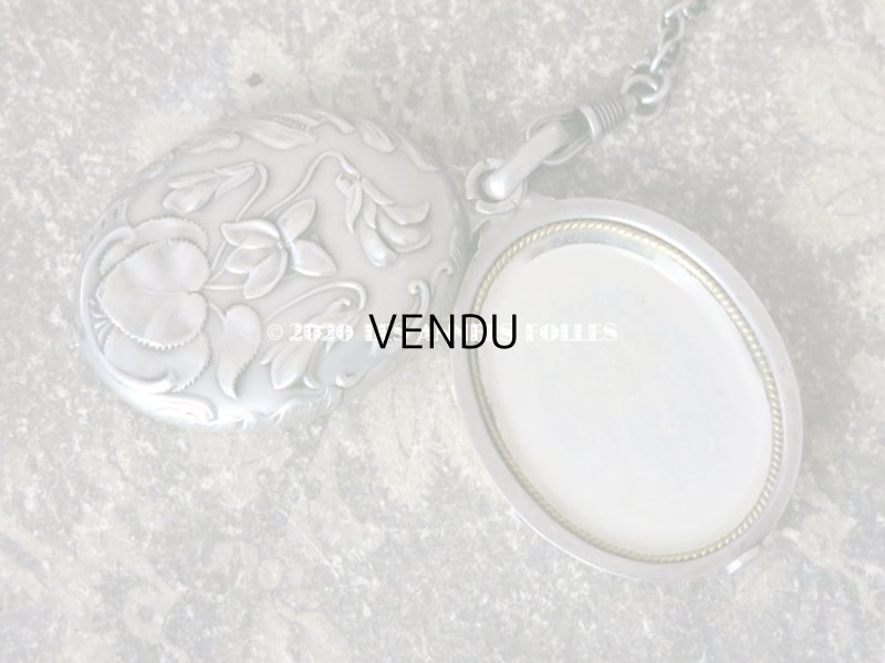 画像10: 1900年代 アンティーク  菫のシャトレーヌ シルバー製