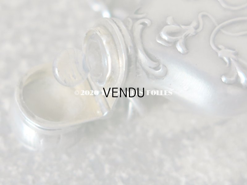 画像18: 1900年代 アンティーク  菫のシャトレーヌ シルバー製