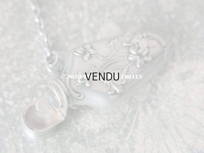 画像17: 1900年代 アンティーク  菫のシャトレーヌ シルバー製