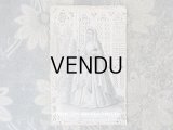 1893年 アンティーク  初聖体のカニヴェ  ホーリーカード コミュ二オンの少女 レースの透かし模様