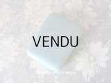 アンティーク ジュエリーボックス イニシャル入り シルクサテン パウダーブルー
