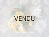 アンティーク　布花　イエロー  