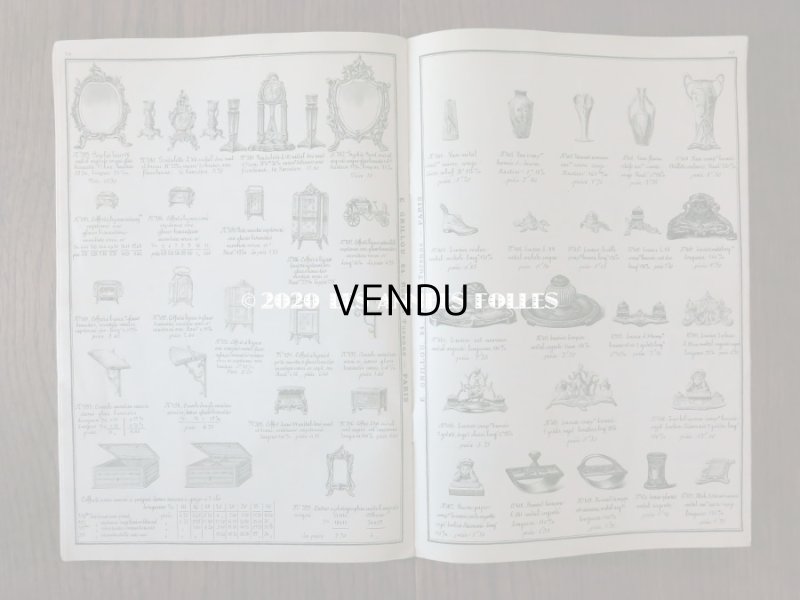 画像6: 1908年 アンティーク オルフェーブルリー(金銀細工師)のカタログ 　- E.GRILLOU -