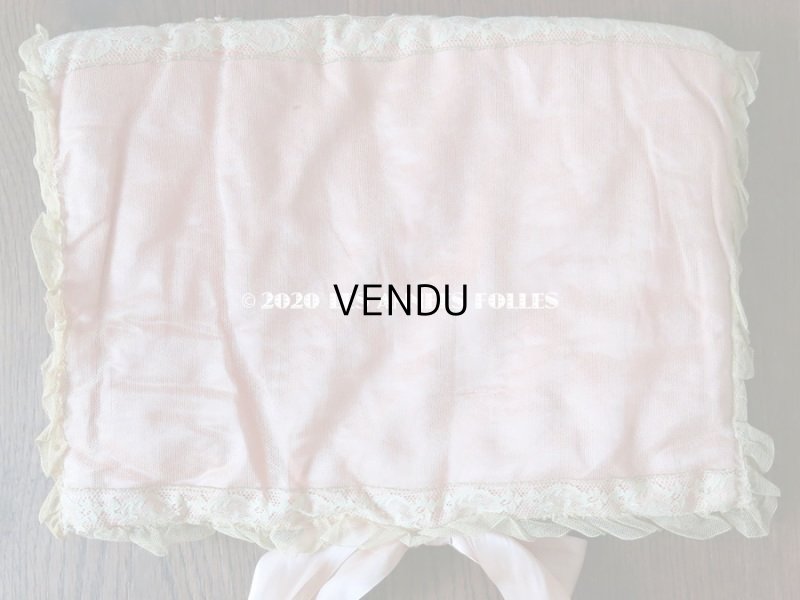 画像11: アンティーク ロココトリム付き ハンキーケース ポシェット ピンク