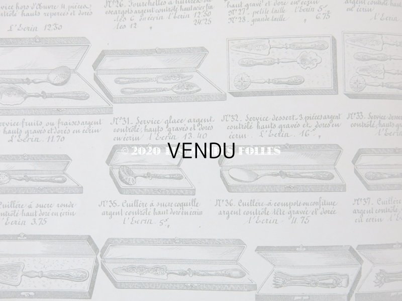 画像8: 1908年 アンティーク オルフェーブルリー(金銀細工師)のカタログ 　- E.GRILLOU -