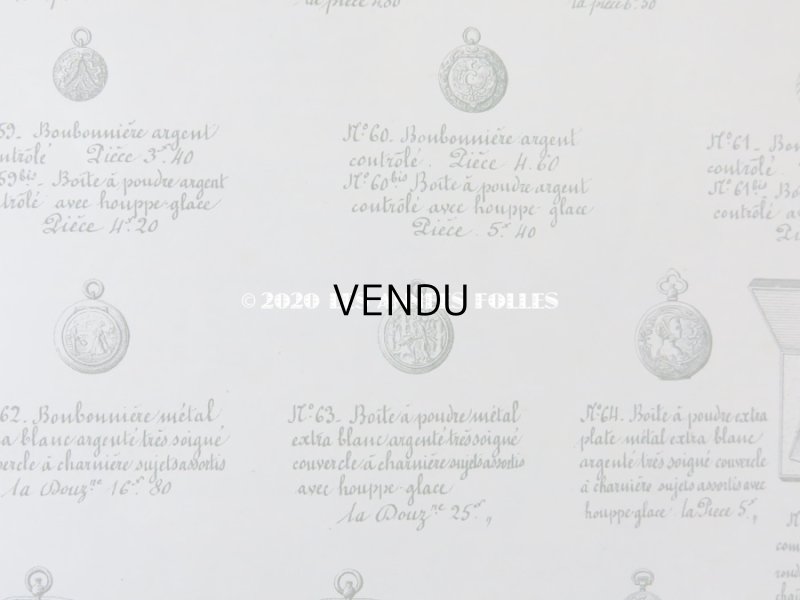 画像9: 1908年 アンティーク オルフェーブルリー(金銀細工師)のカタログ 　- E.GRILLOU -