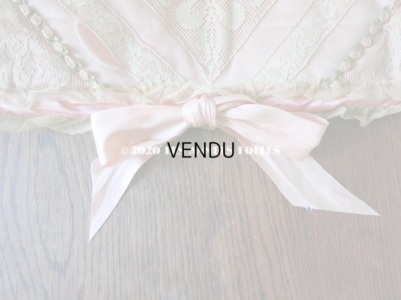 画像5: アンティーク ロココトリム付き ハンキーケース ポシェット ピンク