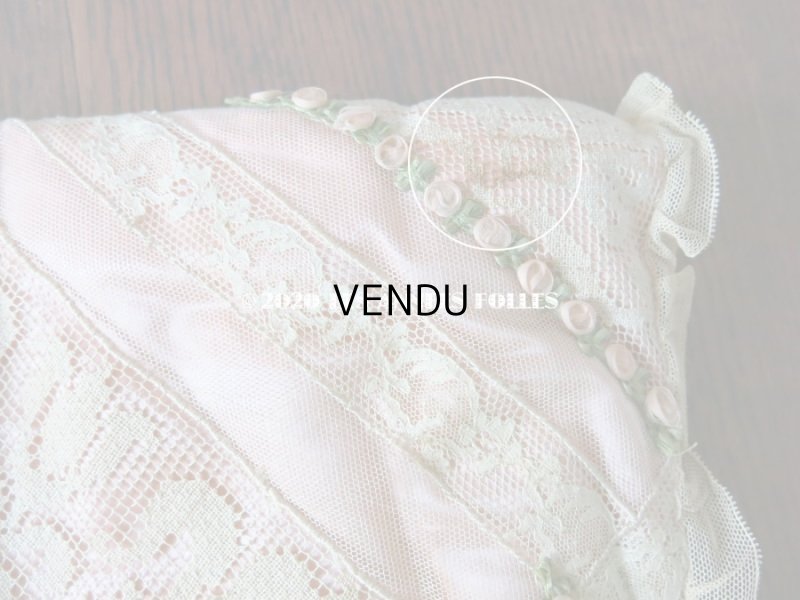 画像8: アンティーク ロココトリム付き ハンキーケース ポシェット ピンク