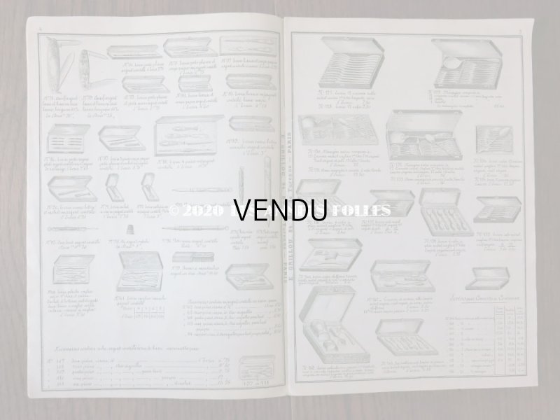 画像4: 1908年 アンティーク オルフェーブルリー(金銀細工師)のカタログ 　- E.GRILLOU -