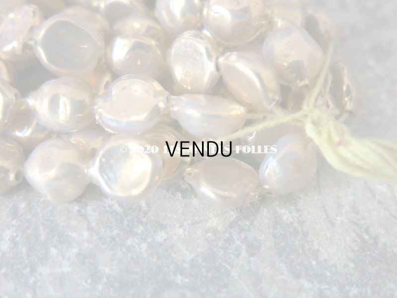 画像6: アンティーク スフレビーズ 乳白色のコーティング ゴールド 吹きガラス製 ビーズ  9mm 約140ピース