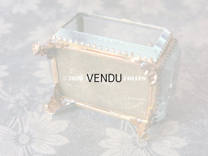 画像13: アンティーク ジュエリーボックス ピンクのクッション