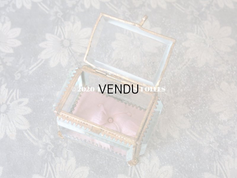 画像5: アンティーク ジュエリーボックス ピンクのクッション