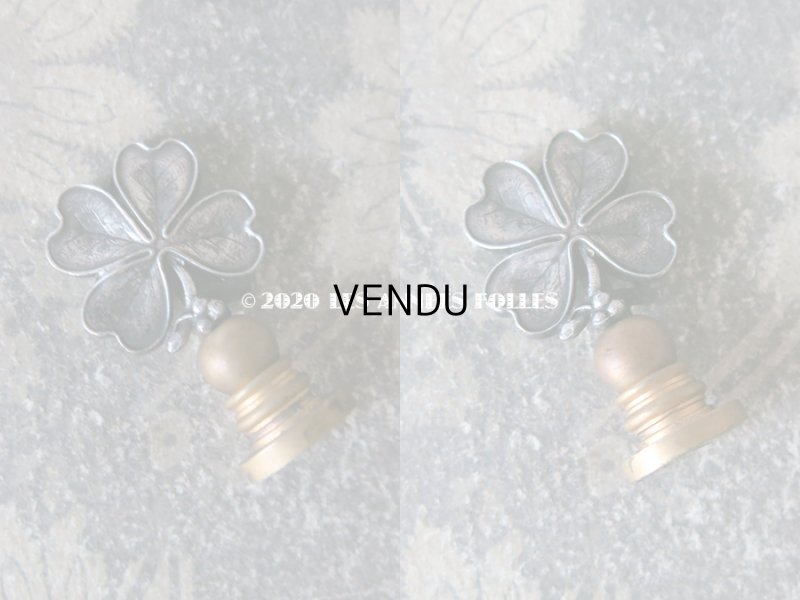 画像5: 19世紀末 アンティーク レタリングセット 4つ葉のクローバー ペン軸 & シーリングスタンプ ＆レターオープナー・ブックマーク