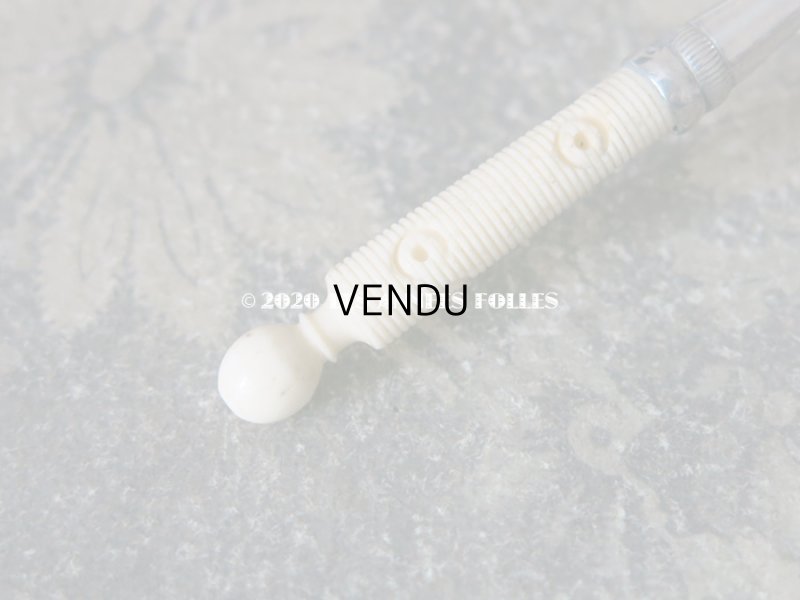 画像4: 19世紀 ナポレオン3世時代 アンティーク ラトル モノグラム入り シルバー製 