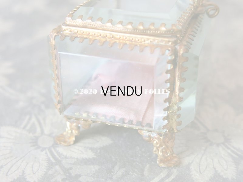 画像11: アンティーク ジュエリーボックス ピンクのクッション