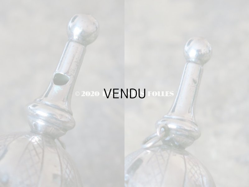 画像13: 19世紀 ナポレオン3世時代 アンティーク ラトル モノグラム入り シルバー製 