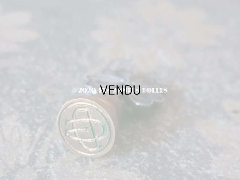 画像6: 19世紀末 アンティーク レタリングセット 4つ葉のクローバー ペン軸 & シーリングスタンプ ＆レターオープナー・ブックマーク