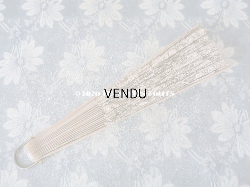 画像20: 19世紀 アンティーク ファン ポワン・ド・ローズ   【ポワン・ド・ローズ】【ポワン・ド・ガーズ】