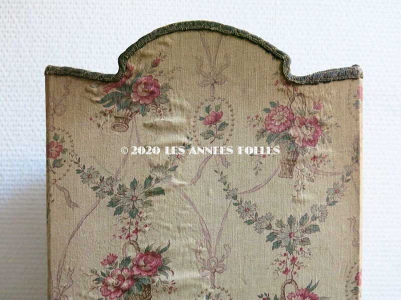 画像16: *蚤の市* 1900年代 アンティーク カルトナージュチェスト  薔薇の花かご