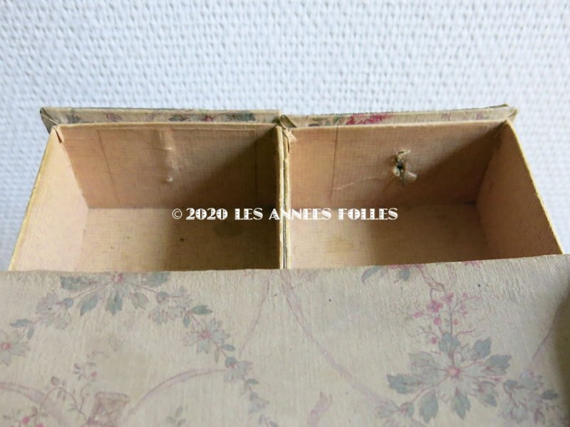 画像9: *蚤の市* 1900年代 アンティーク カルトナージュチェスト  薔薇の花かご