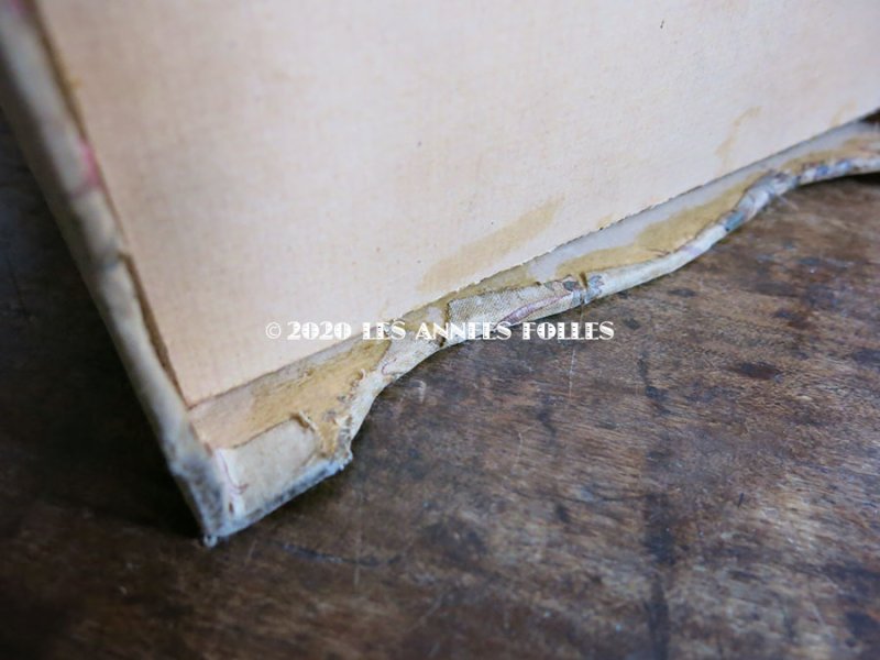 画像19: *蚤の市* 1900年代 アンティーク カルトナージュチェスト  薔薇の花かご